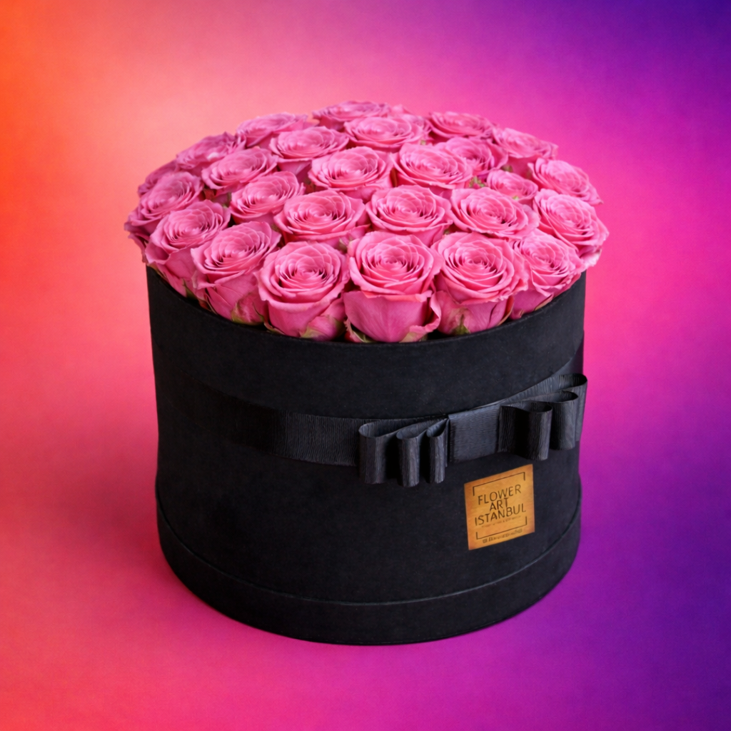 Pink Roses Box